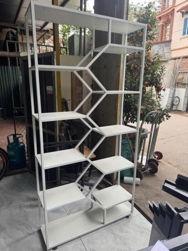 Mẫu Kệ Sắt Trưng Bày - THS26