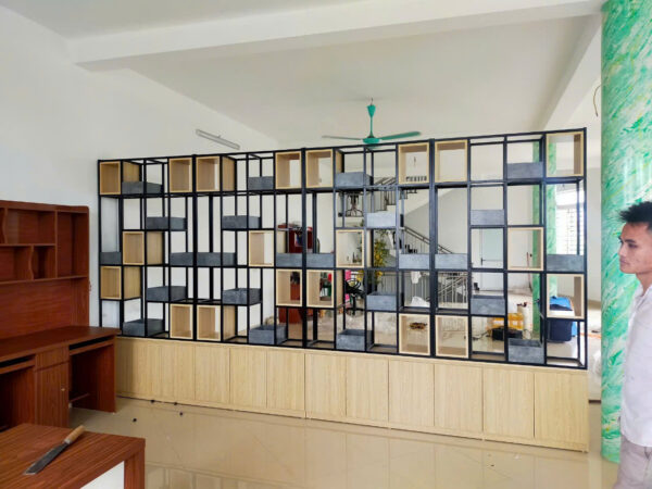 Mẫu Kệ Sắt Trưng Bày - THS28